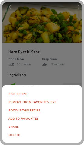 Add to Favourite list, Recipes, Dishes, Meal Planning Made Easy