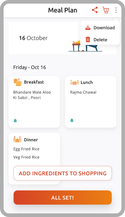 Download, Share Meal Plan, Food, Plan, Recipes, Dishes