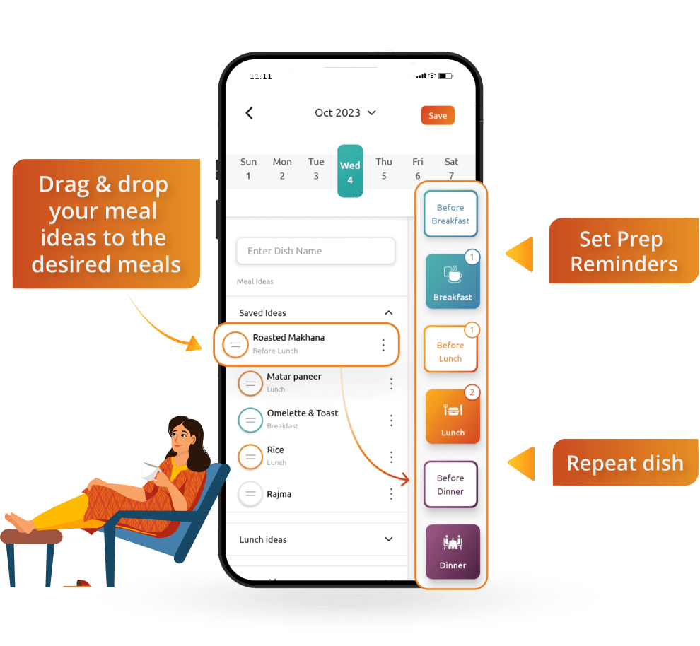 Create Meal Plans From Saved Meal Ideas